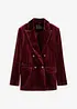 Blazer in velluto morbido, bonprix
