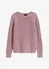 Maglione in filato grosso con fili glitterati, bonprix
