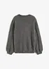 Maglione oversize con scollatura profonda al dorso, bonprix