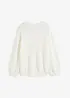 Maglione oversize con scollatura profonda al dorso, bonprix