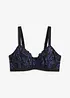 Reggiseno minimizer con lurex mutlicolore, bonprix