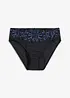 Slip alto con lurex multicolore, bonprix