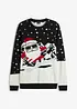 Maglione natalizio con cotone, bonprix