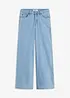 Jeans wide leg elasticizzati, vita media, bonprix