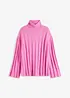 Maglione a coste a collo alto, bonprix