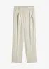 Pantaloni con pinces, tapered, bonprix