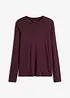 Maglia a maniche lunghe con mesh, bonprix