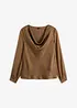 Blusa in satin fine, bonprix