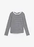 Maglia a maniche lunghe in puro cotone biologico, bonprix