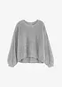 Maglione con effetto glitterato, bonprix
