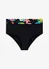 Slip a vita alta per bikini con sgambatura classica, bonprix