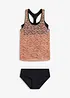 Tankini con pizzo elasticizzato (set 2 pezzi), bonprix