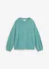 Maglione in filato piumato morbido, bonprix