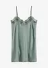 Sottoveste in satin con ricami, bonprix