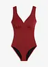 Costume intero modellante a compressione forte con scollo a V, bonprix