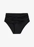 Slip per bikini a vita alta con arricciatura e effetto modellante leggero, bonprix