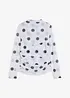 Maglia a maniche lunghe in mesh delicato, bonprix