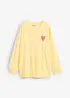 Felpa oversize in cotone biologico, bonprix