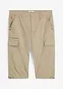 Bermuda cargo lunghi in puro cotone, regular fit, bonprix