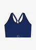 Reggiseno sportivo senza cuciture con sostegno leggero, bonprix