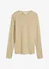 Maglia a maniche lunghe semitrasparente, bonprix