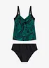 Tankini con arricciatura (set 2 pezzi), bonprix