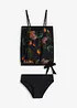 Tankini a fascia con spalline multiway (set 2 pezzi), bonprix