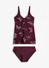 Tankini lungo con scollatura a V (set 2 pezzi), bonprix