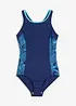 Costume intero sportivo con inserti laterali, bonprix