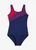 Costume intero sportivo con inserti a contrasto, bonprix