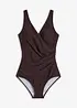 Costume intero incrociato con effetto modellante medio, bonprix