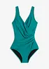 Costume intero incrociato con effetto modellante medio, bonprix