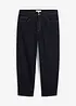 Jeans elasticizzati barrel fit, tapered, bonprix