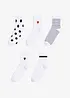 Calzini da tennis con cotone biologico (pacco da 5 paia), bonprix