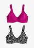 Reggiseno con ferretto in cotone biologico (pacco da 2), bonprix