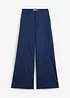 Pantaloni larghi in misto viscosa, a vita alta, bonprix