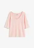 Maglia con pizzo, bonprix