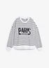 Felpa oversize in misto cotone, bonprix