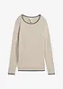 Maglione in filato fine misto cotone, bonprix