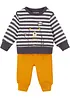 Felpa e pantaloni in felpa di puro cotone biologico (set 2 pezzi), bonprix