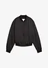Bomber corto in satin lucido, bonprix