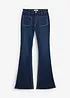Jeans elasticizzati bootcut, vita alta, bonprix
