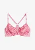 Reggiseno con apertura anteriore e pizzo delicato, bonprix