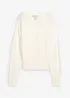 Cardigan in filato fine di misto cotone, bonprix