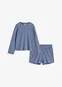 Tuta da casa in jersey alveolare con pantaloncini, bonprix