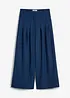 Pantaloni con pinces a vita alta in misto viscosa, bonprix