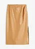 Gonna midi in similpelle, bonprix