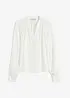 Blusa crinkle con lurex, bonprix