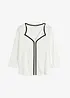 Maglia con bordi a contrasto, bonprix