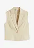 Gilet blazer con bottone decorativo, bonprix